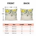 thumbnail image 6 of Decorative Throw Pillow Covers 16x16 Inch Set of 2 Lemon Eucalyptus Leaves Home Decor Pillow Cases for Couch, Floral Green Plant Vintage Cushion Case for Living Room Bedroom Bed Car Chair, 6 of 9