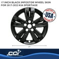 thumbnail image 3 of Coast To Coast IWCIMP446BLK 17" Gloss Painted 5 Split Spoke Wheel Cover, 3 of 5