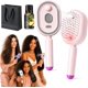 thumbnail image 1 of 3 in 1 Electric Scalp Massager, Electric Spray Air Cushion Massage Comb, Red Light Self-Cleaning Steam Hair Brush with Oil Dispenser, Anti-Tangle, Anti-Static & Detangling Air Cushion Brush (Pink-A), 1 of 7
