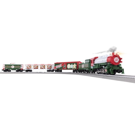 Lionel Peppermint Railroad Christmas Train Set with Bluetooth 5.0 and Remote Control Ages 14+ Plastic