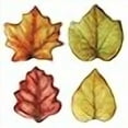thumbnail image 3 of Juliska Forest Walk Leaf cocktail Plate Set4, 3 of 4