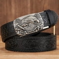 thumbnail image 4 of 3.5CM Eagle Alloy Automatic Buckle Cowskin Leather Belt Quality Men Wasitbad Strap Genuine Leather Gift Bussiness Belt For Jeans, 4 of 6