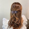 thumbnail image 3 of Pinza para el pelo HUOGUO, diseño de cola de milano con diamantes de imitación para mujer, 3 of 4