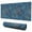Blue Paisley Pattern-1, variant on Long Mouse Pads for Desk,Blue Paisley Pattern Desk Mats on Top Of Desks, Desk Mouse Pad Extra Large with 3mm Non-Slip Base and Stitched Edge for Gaming,Office,Work,Home 31.5"x11.8"