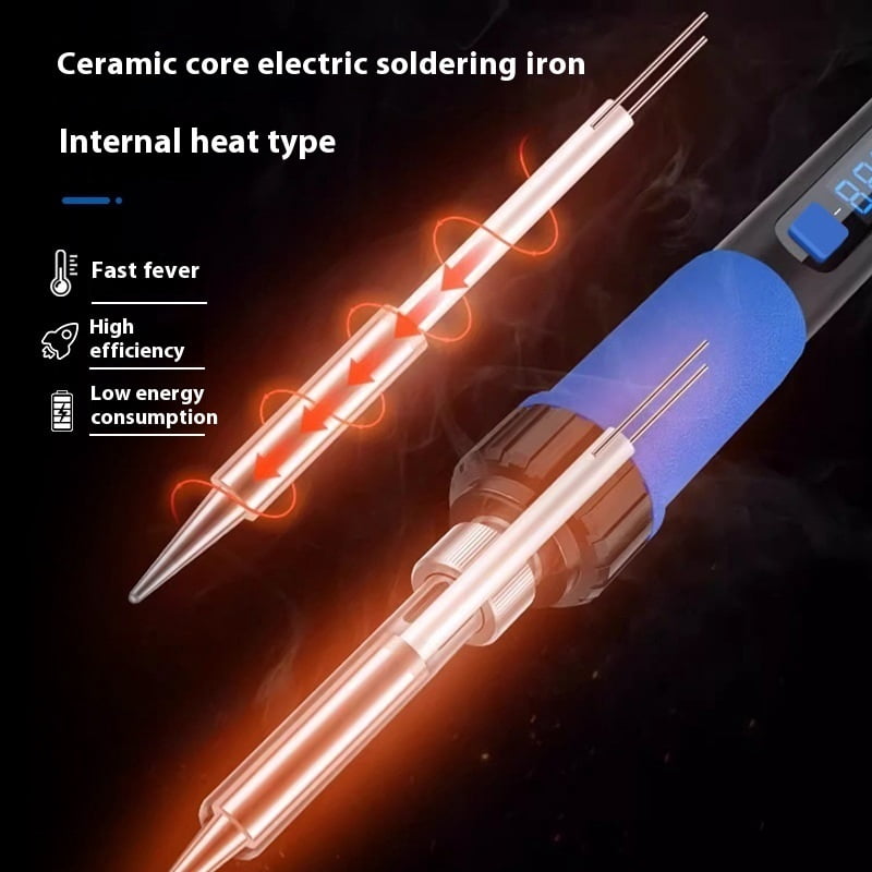 90W High Power Electric Soldering Iron Household Small Repair Welding Soldering Gun Chrome Iron Professional Grade Electric Soldering Pen Tin Iron ,Heat Dissipation Efficiently