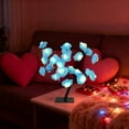 thumbnail image 4 of Euaioeiu Romantic Rose Tree Lamp with 24 LED Warm White Lights, USB Powered Night Light for Bedroom Decor, Valentine's Day Party, Home Ambiance, 182 Inches Tall, 4 of 6