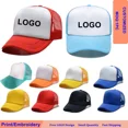 thumbnail image 2 of Customize Printing Logo Advertising Trucker Cap Unisex Heat Transfer Logo Mesh Caps Summer Adjustable Foam Trucker Hat Dad Hat, 2 of 5
