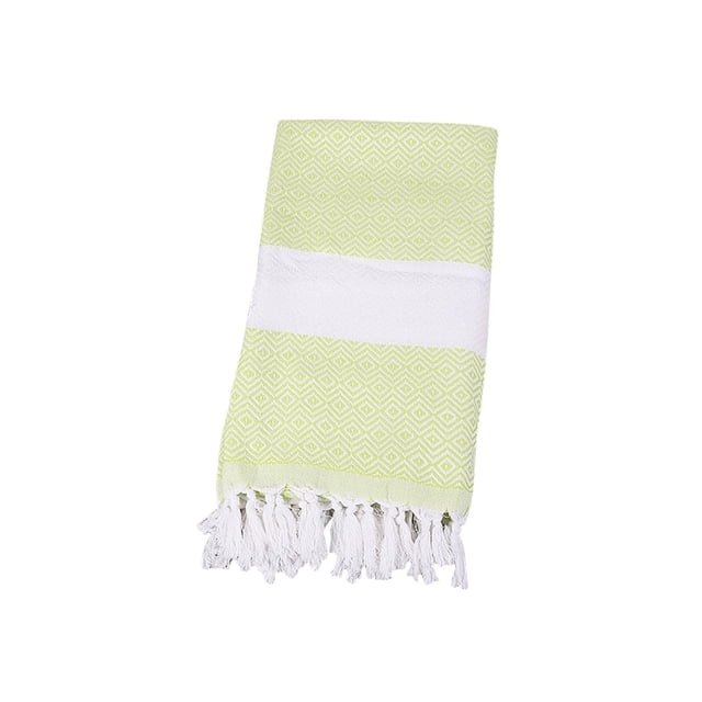 Agiferg Cotton Absorbent Large Size Bath Towel European And American Knitted Striped Fringed Turkish Sand