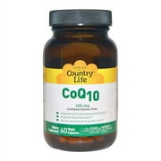 Country Life Coq10 100 Mg Vegan Capsules, 60 Ea, 6 Pack