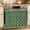 Green, variant on Oven Skirt Curtain for Kitchen 21.5x30 Inch, Beige Moroccan Oven Curtain with 8 Ribbon Ties & Ruffle Trim, Stove Skirt Curtain Dishwasher for Cabinets Over Sinks Morocco Geometric Quatrefoil Lattice