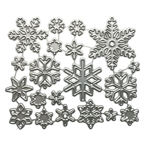 HYROOY Winter Snowflakes Metal Cutting Dies Stencil Scrapbooking Album Paper Card Carbon Steel