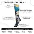 thumbnail image 4 of Picia Sunset Sunflower Dog Printed Sports Compression Socks - 15-20mmHg Graduated Compression, High-Performance Soft and Breathable Socks for Men and Women, 4 of 5