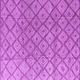 thumbnail image 1 of Ahgly Company Indoor Square Abstract Purple Modern Area Rugs, 3' Square, 1 of 4