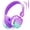 Purple, variant on Owliwise Kids Headphones Wired with Microphone, 85/94dB Volume Limit Headphones for Kids, Stereo Sound Foldable Headset for School/Tablet, Pink