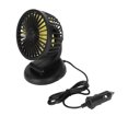 thumbnail image 4 of Ventilador de encendedor de cigarrillos, ventilador de refrigeración de aire eléctrico giratorio de 360 grados para coche, camión, furgoneta, SUV, RV, ATV, barco, 4 of 8
