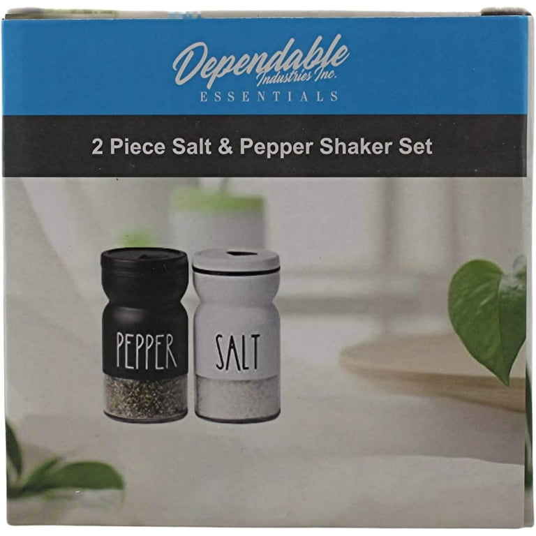 2-Piece Neutral Modern Salt and Pepper Grinder Set + Reviews