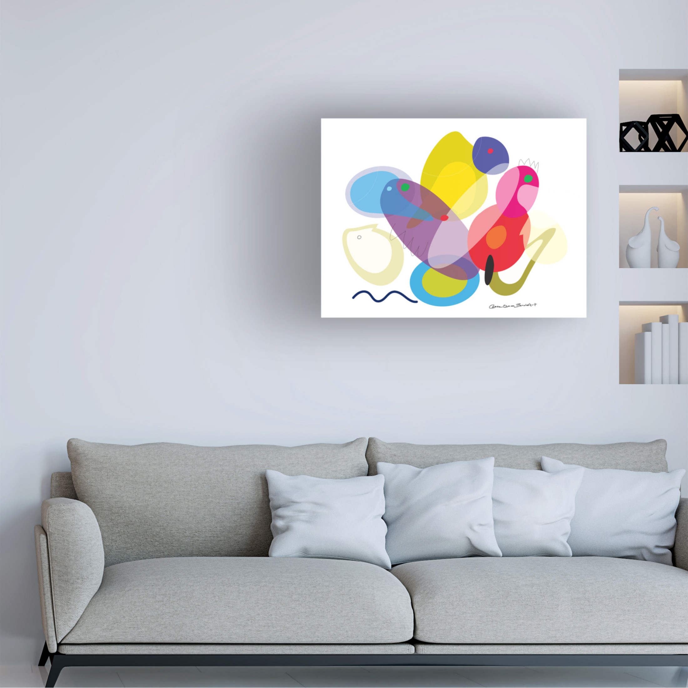 Canvas Wall Art - Caroline Benchétrit 'We Were Different I' Wall Art for Living Room, Bedroom, or Office Décor by Trademark Fine Art - 32 x 24 Inches