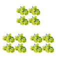 thumbnail image 2 of yingyy 1/2/3 4X Artificial Flower Faux Plant Home Decal Workmanship Multipurpose Long-lasting Exquisite Fake Flowers Wedding Decor Green 3PCS, 2 of 6