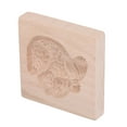 thumbnail image 1 of Wooden Cookie Mould Press Stamp Beechwood for Baking Projects, 1 of 7