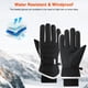 thumbnail image 4 of Uuiauoio Winter Waterproof Gloves for Men Women Warm Running Cycling Snow Ski Gloves for Cold Weather, Thermal Windproof Material and Touch Screen Finger for Driving Snowboarding, 4 of 6