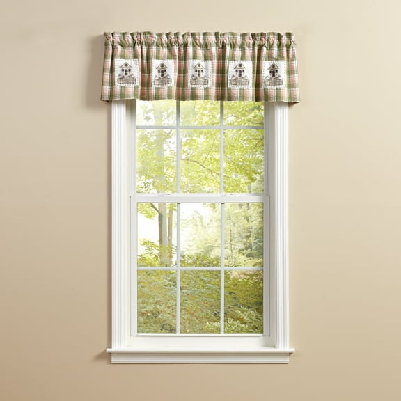 Park Designs Butterfly Garden Patch Valance 60x14