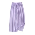 thumbnail image 3 of Piuwrlz Kids Sweatpants 4 T Girls Pants Joggers Pant Purple Size 4 T, 3 of 4
