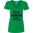 thumbnail image 3 of Inktastic Godmother Best Godmom Ever Women's V-Neck T-Shirt, 3 of 5