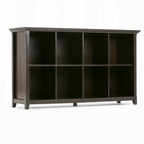 WILLWOLFER INC Transitional Storage Wood Console Table, Brown