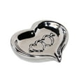 thumbnail image 2 of Eespoir Valentine's Day Heart Shaped Ceramic, Household Soap Box, Cute Waterfree Soap Dish, For Countertop Storage Bathroom(Silver), 2 of 6