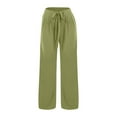 thumbnail image 6 of Wensltd Summer Women Cropped Pants Thin Straight Pants Work, 6 of 6