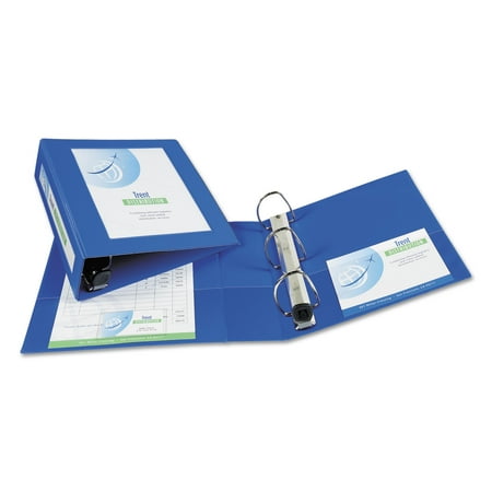Avery Framed View Heavy-Duty Binder w/Locking 1-Touch EZD Rings 3" Cap Pacific Blue 68039