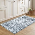 thumbnail image 6 of Haperlare Area Rug Vintage Medallion Rug Oriental Distressed Floor Carpet Non Slip Washable Rug, 2' x 3' Gray, 6 of 7