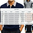 thumbnail image 2 of Generic Men's Corduroy Long Sleeve Polo Shirts Vintage Patchwork Golf Shirt Casual Lapel Pullover Fall Business Work Top, 2 of 6