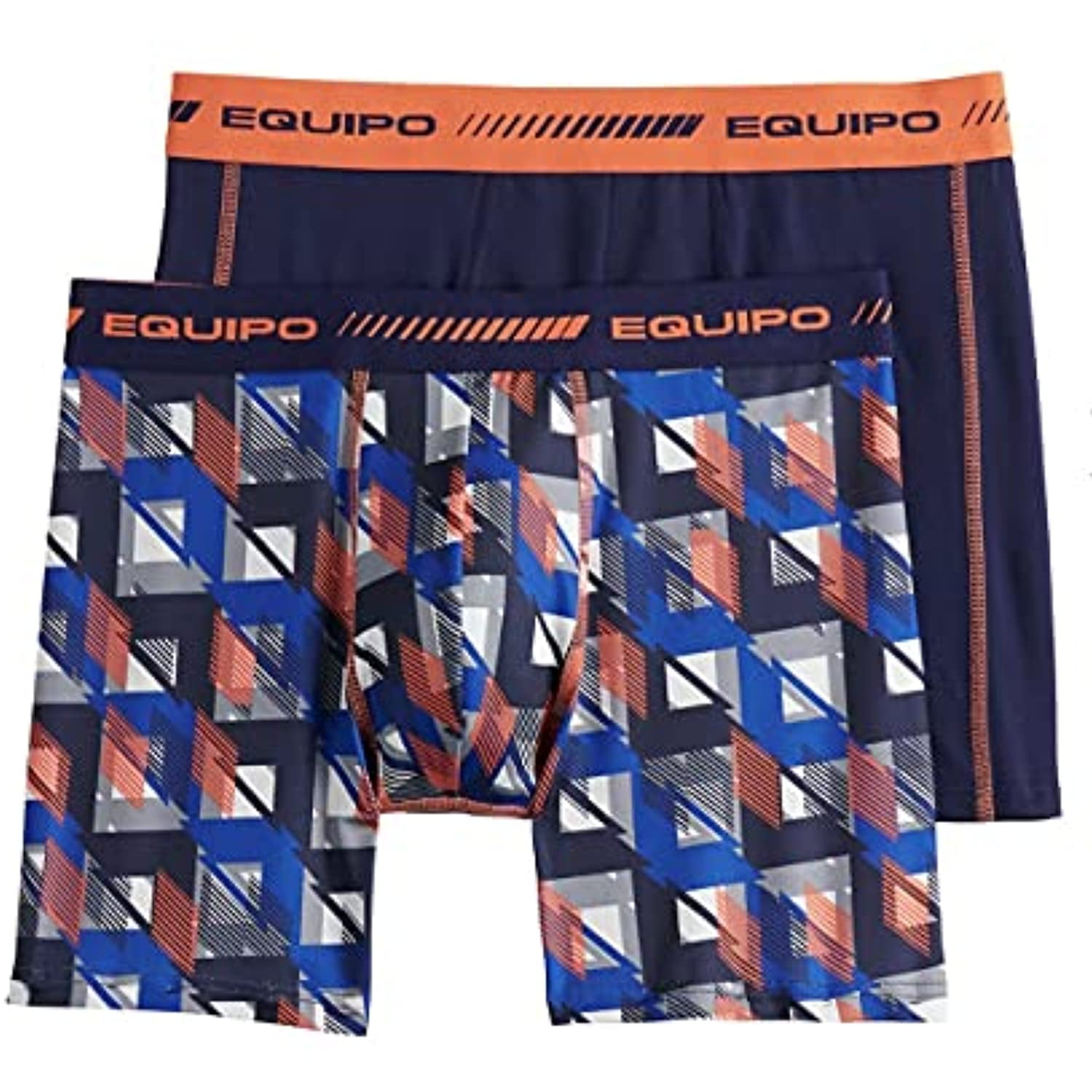 Fashion Underwear Equipo 2 Pack Microfiber Boxer Briefs Performance