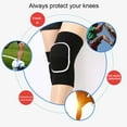 thumbnail image 4 of 1 Pair Compression Knee Pads Elastic Tennis Sports Yoga Brace Support Dancing Gym Protector Guard Accessories for Kids S, 4 of 6