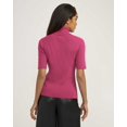 thumbnail image 3 of Anne Klein ELDERBERRY Women's Half Sleeve Turtleneck Sweater, US X-Large, 3 of 4