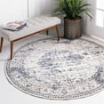thumbnail image 2 of Unique Loom 3145642 6 x 6 ft. Chateau Hoover Round Rug, Beige, 2 of 2