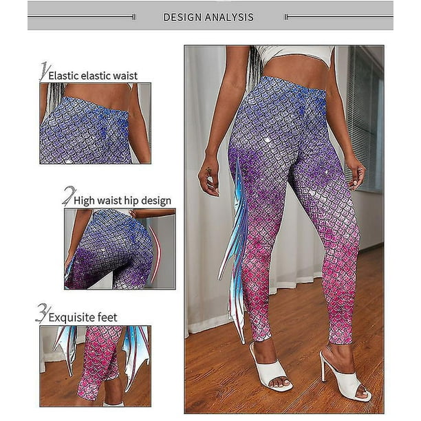 High waisted mermaid leggings hotsell