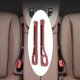 thumbnail image 4 of Cillador De Espacio Para El Asiento Del Automóvil 2 Paquete, Organizador Universal De Relleno De La Brecha Del Asiento Del Automóvil Con Soporte Para Teléfono, Bloqueador De La, 4 of 7