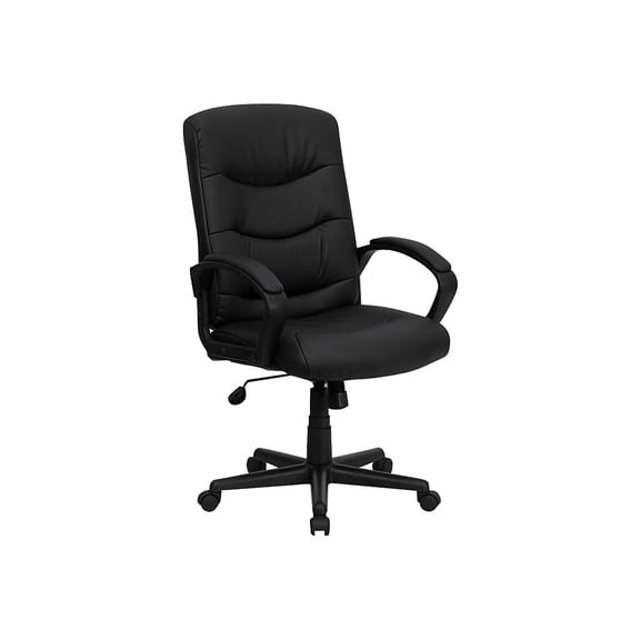 Scranton & Co Mid Back Office Chair in Black
