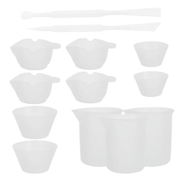 1 juego kit de herramientas de tazas medidoras de silicona