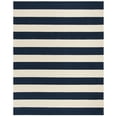 thumbnail image 2 of SAFAVIEH Kids Rugby Striped Wool Area Rug, Navy/Ivory, 9' x 12', 2 of 6
