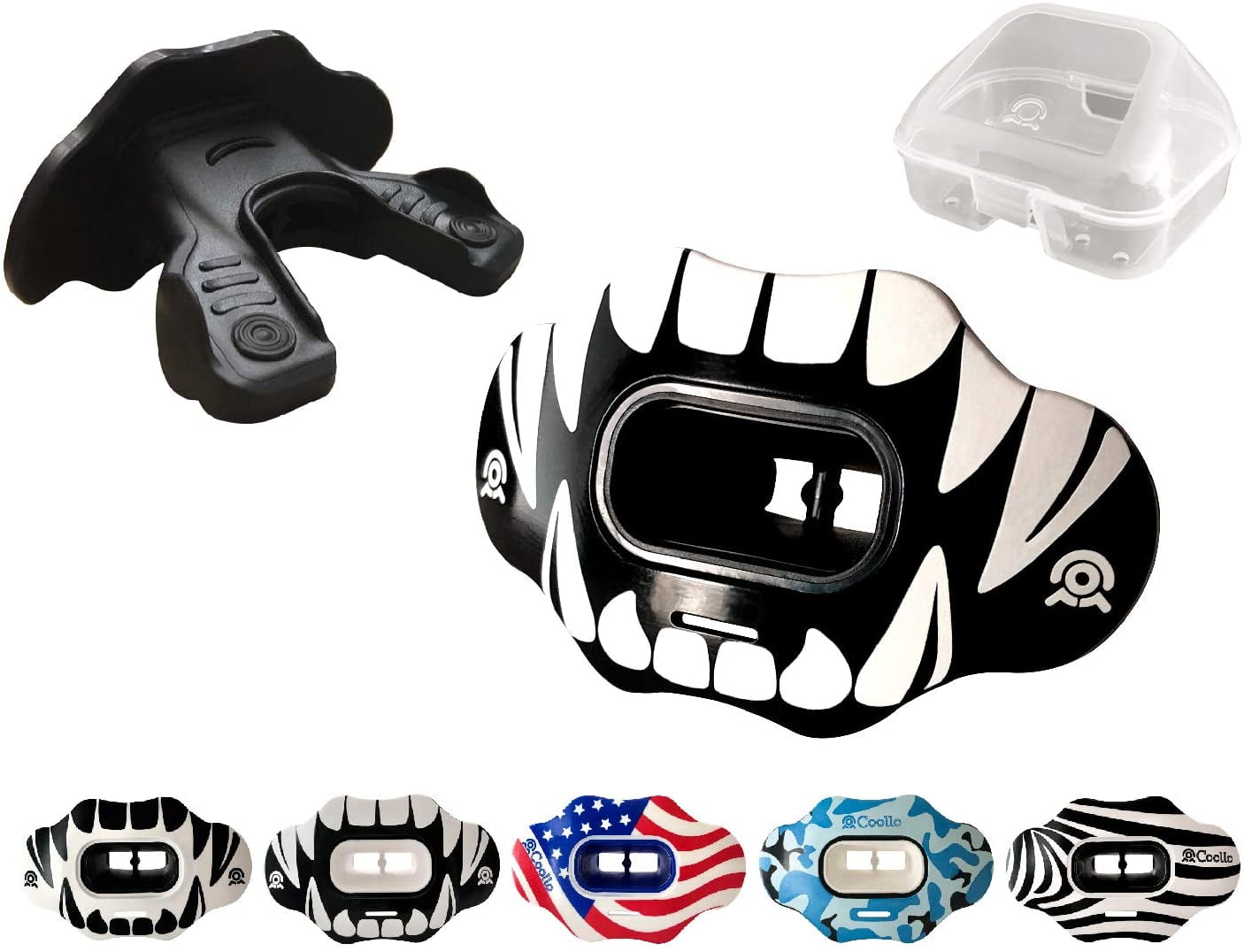 COOLLO Sports Lip Guard Mouthguard MAXX/ Might Football & High Impact Sports Lip Protector