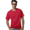 thumbnail image 1 of Hanes ComfortBlend EcoSmart Men`s Crewneck T-Shirt, L, Deep Red, 1 of 7