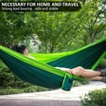 thumbnail image 2 of Hamac de Camping Double & Hamacs Portables Simples Hamacs Parachute en Nylon Léger pour la Randonnée de Voyage Plage Cour Patio Randonnée, 2 of 2