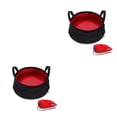 thumbnail image 2 of Naiovety Cubo de agua al aire libre 8.5L Senderismo Bolsa de lavabo plegable portátil Pesca Contenedor de reutilizable con asa Rojo 2piezas Naiovety CBP161831, 2 of 6