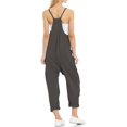 thumbnail image 2 of Womens Jumpsuits Summer Causal Sleeveless Spaghetti Strap Wide Shorts Rompers with Pockets, 2 of 5