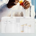 thumbnail image 1 of LOLIPPYY 2pcs Dust-proof Medicine Storage Box Clear Plastic For Adults, 1 of 8