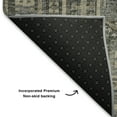 thumbnail image 5 of Addison Rugs Mayfield Premium Machine Washable Transitional Border Pewter Rectangle Rug, 9' x 12', 5 of 7