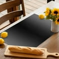 thumbnail image 3 of Placemats Set of 4, Ombre Black Grey Place Mats Gradient Color Tablemats Washable Placemat Table Decoration for Kitchen Table Dinner Party Home Decor Indoor Outdoor 13x19 Inch, 3 of 9